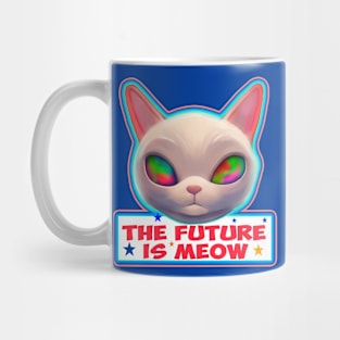 The future is meow Mug